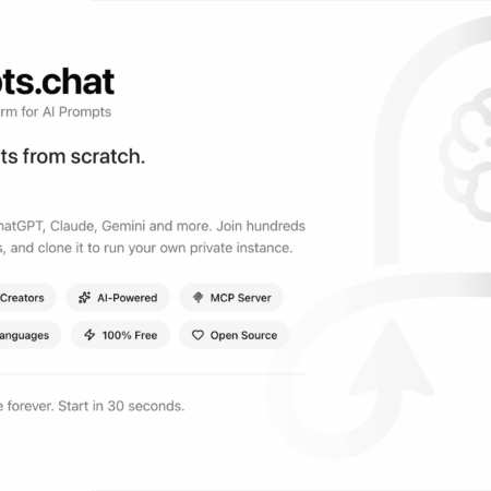 Prompts.chat: открытая библиотека промптов